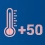 Working temperature for +40 Celsius symbol