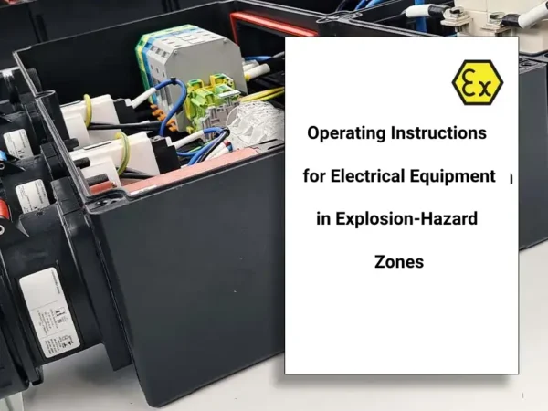 Photo for the article about Operating instructions for electrical equipment in Ex zones: how to recognize a good one?
