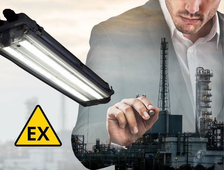 Photo for the article about Jak dobrać oświetlenie awaryjne w strefach zagrożonych wybuchem? Nowe wymagania normy PN EN 1838 z 2025 roku